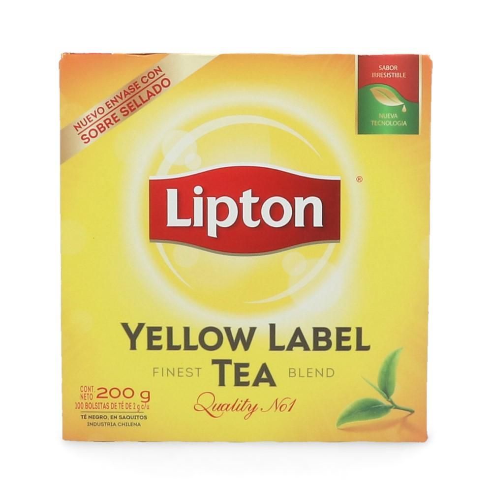 Té Negro Yellow Label 100 Bolsas