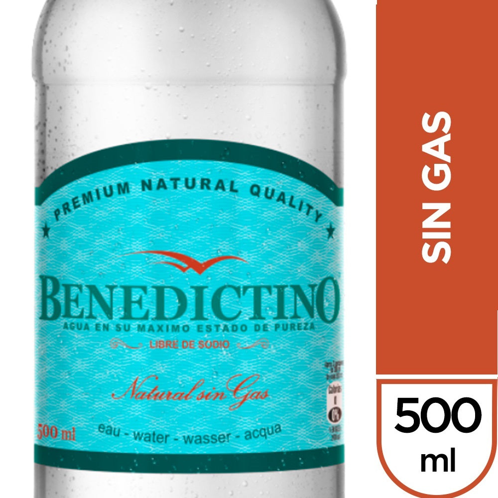 Agua Purificada Natural Sin Gas 500 Cc