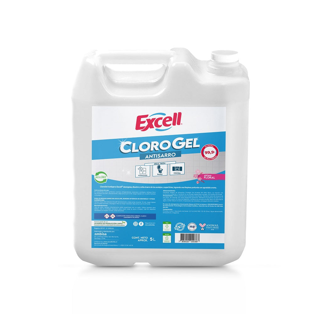 Cloro Gel Bidón 5 Lt