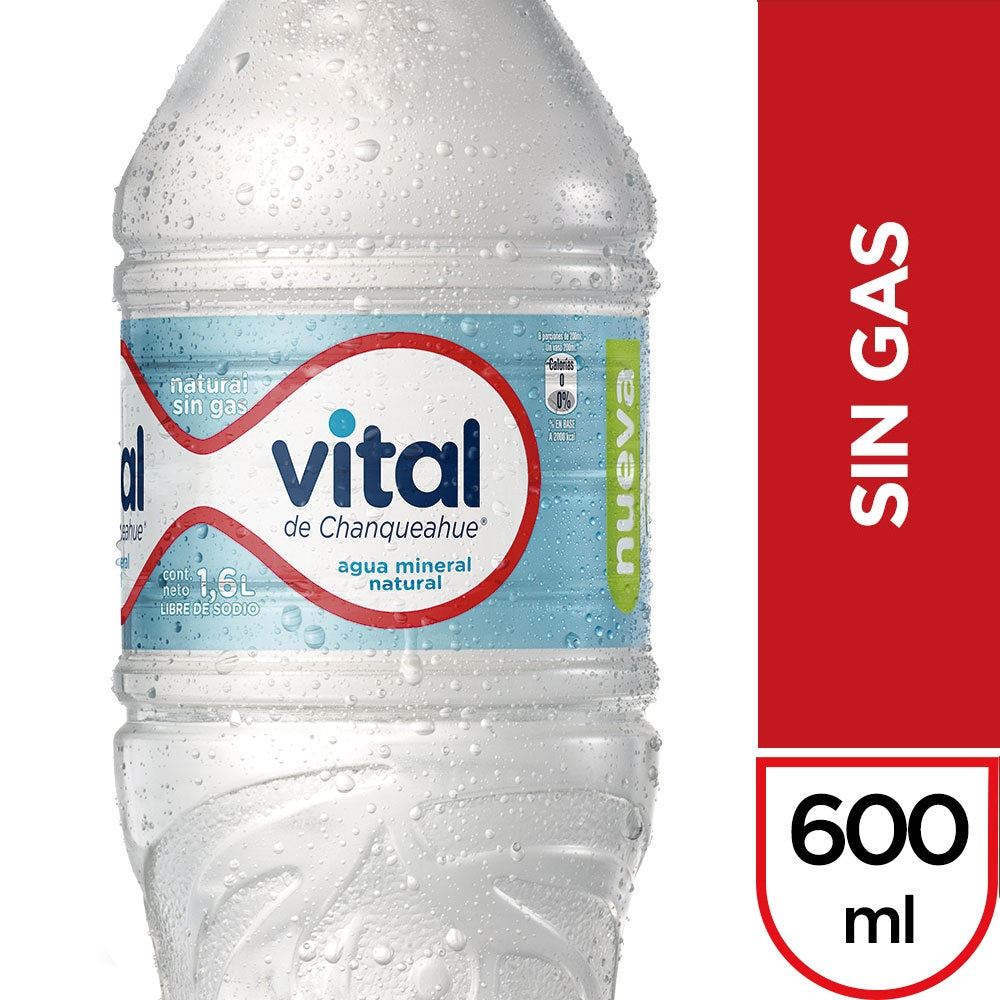 Agua Mineral Sin Gas 600 Cc