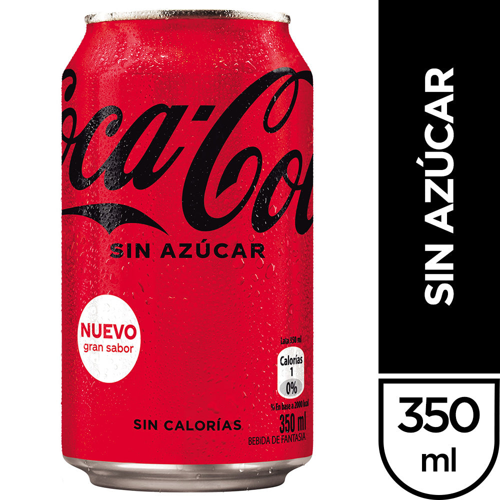 Bebida Lata Coca Cola Zero 350 ml