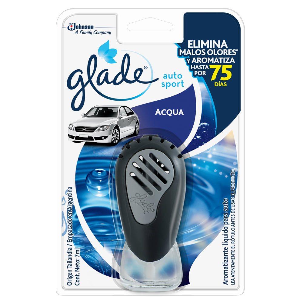 Aromatizante Líquido Para Auto Autosport 7ml Acqua Con Aparato