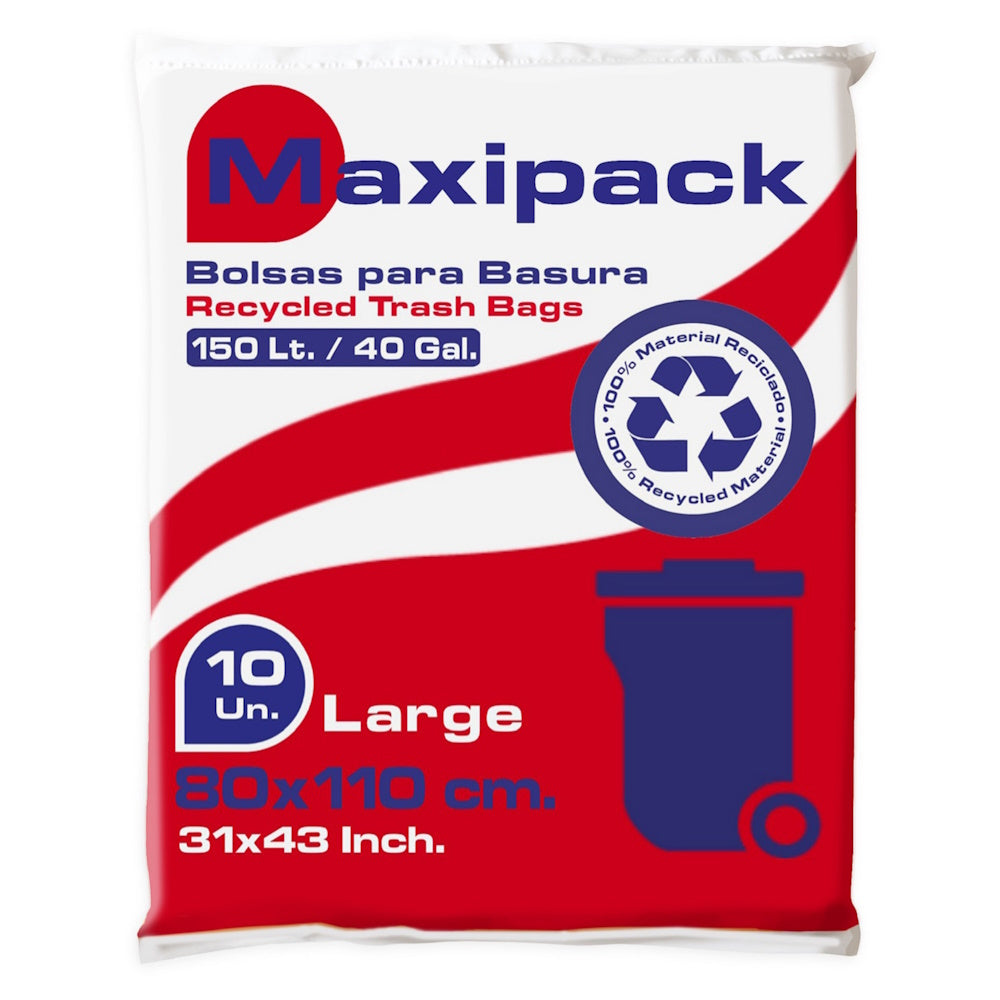 Bolsa Basura Plana 80X110 10 Un