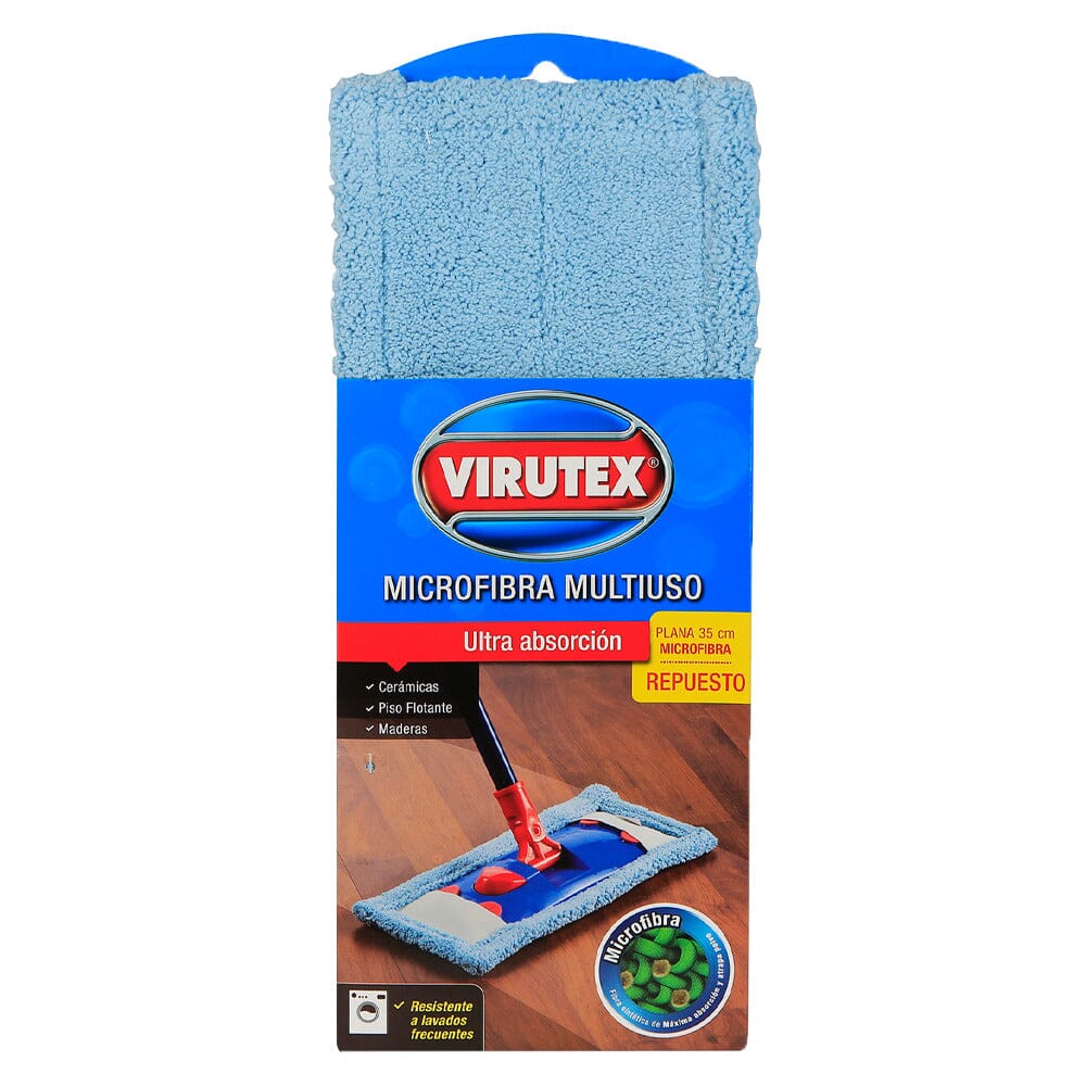 Mopa Plana Sin Mango Microfibra 35 cm