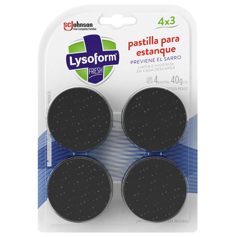 Desinfectante Inodoro Pastilla Azul 4 Un