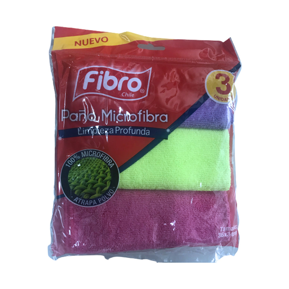 Paño Microfibra 3 Unidades