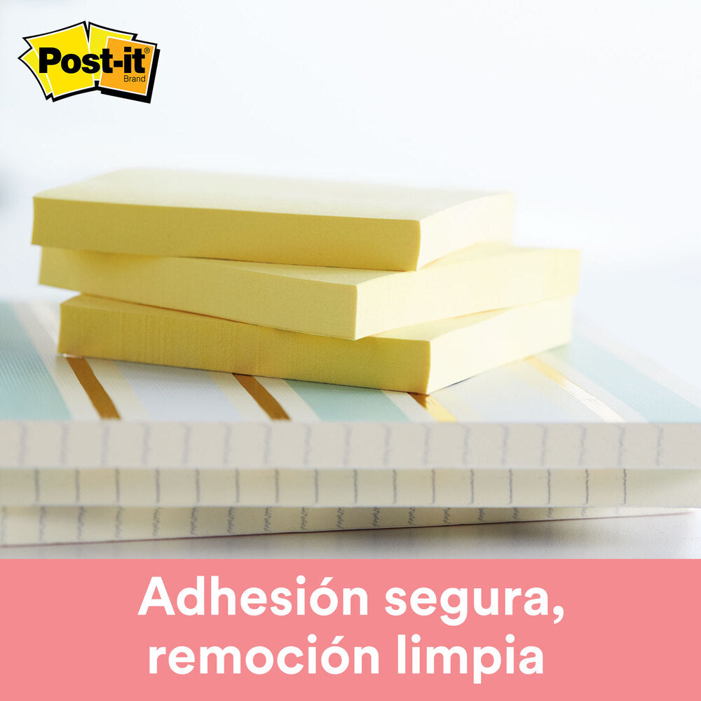 Nota Adhesiva Amarilla 654 100 Hojas