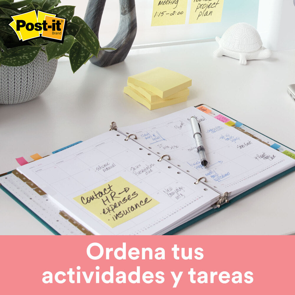Nota Adhesiva Amarilla 654 100 Hojas