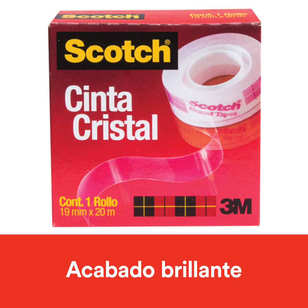 Cinta Adhesiva Transparente 19 Mm 20 Mt Cc1920