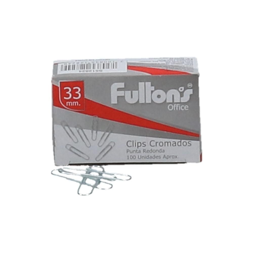 Clips Nº1 Redondo 100 Un 33 mm