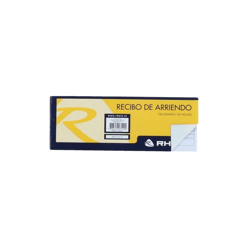 Formulario Recibo Arriendo Talonario