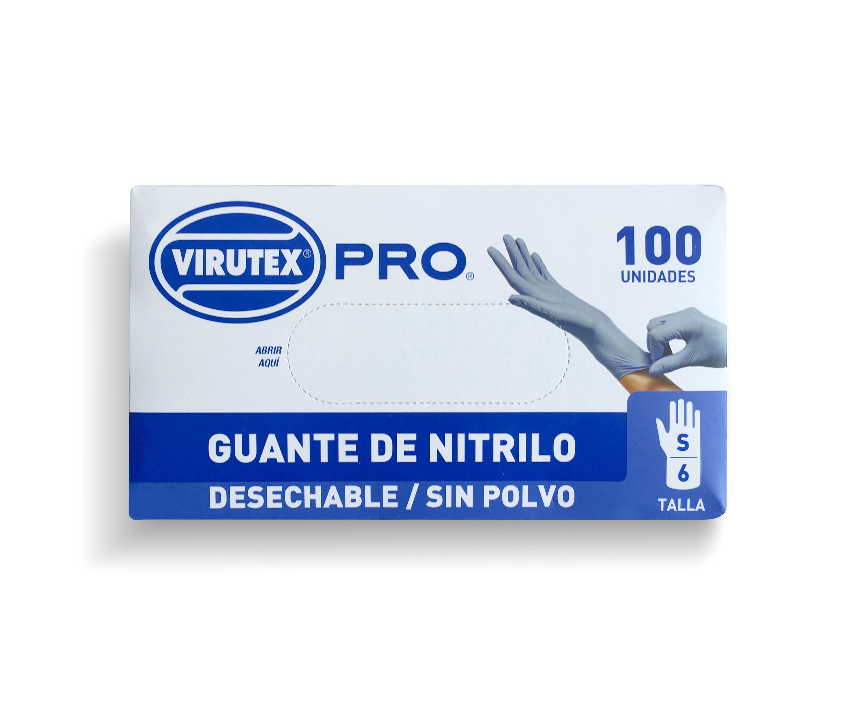Guante Desechable Nitrilo Talla S 100 Unidades