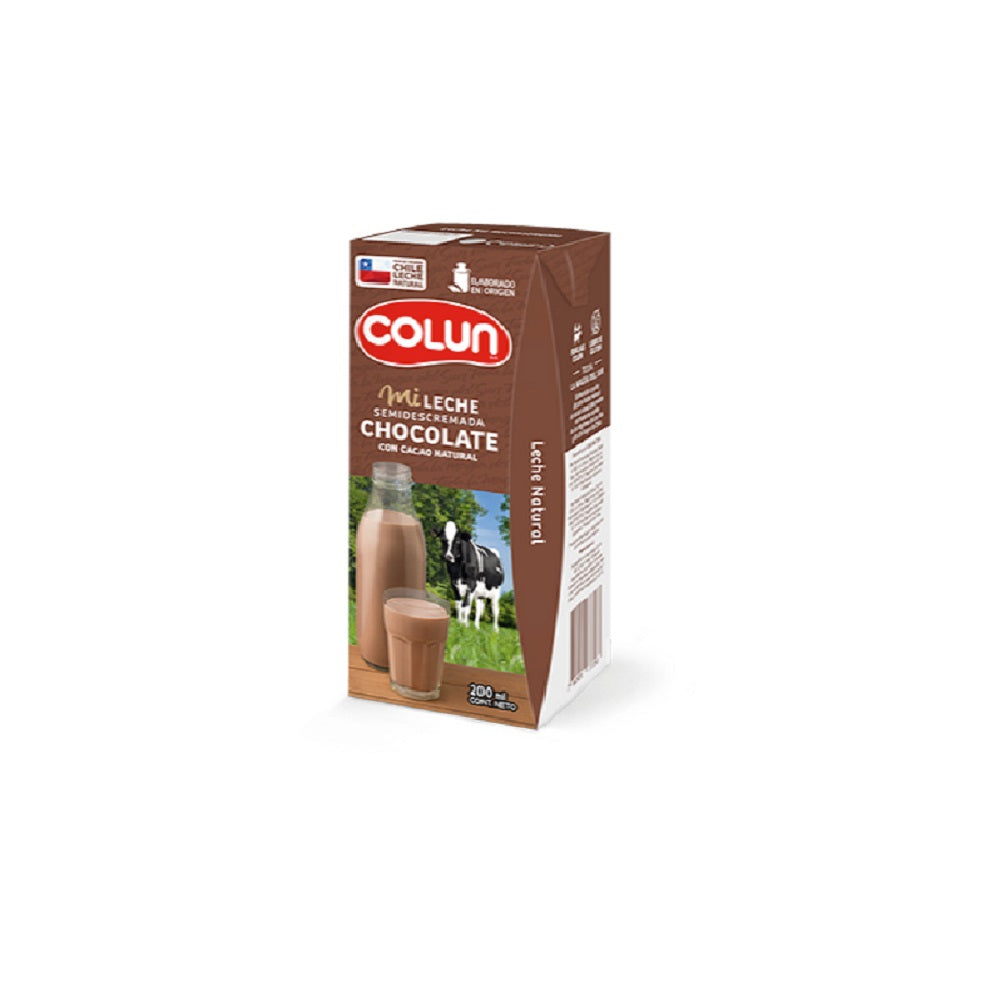 Leche Semi Descremada Con Sabor Chocolate 200 Cc