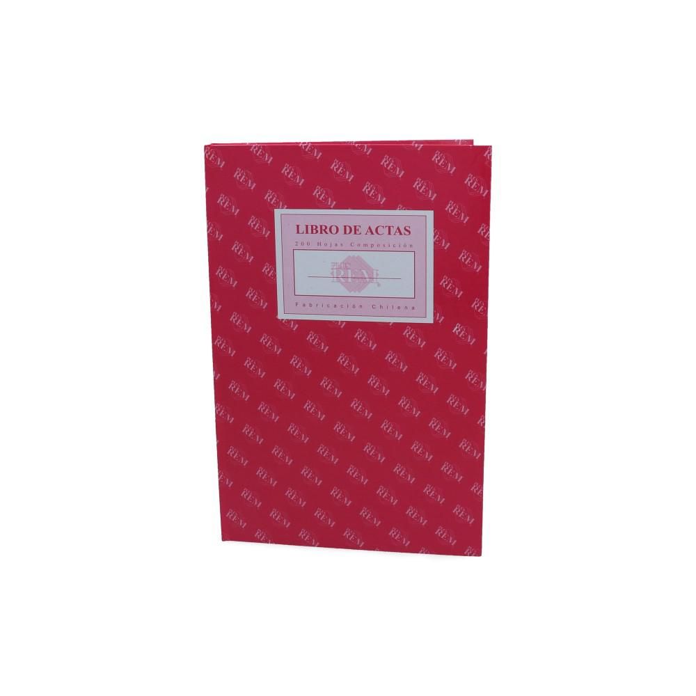 Libro De Actas Lineal Foliado Tapa Dura Composición 200 Hojas