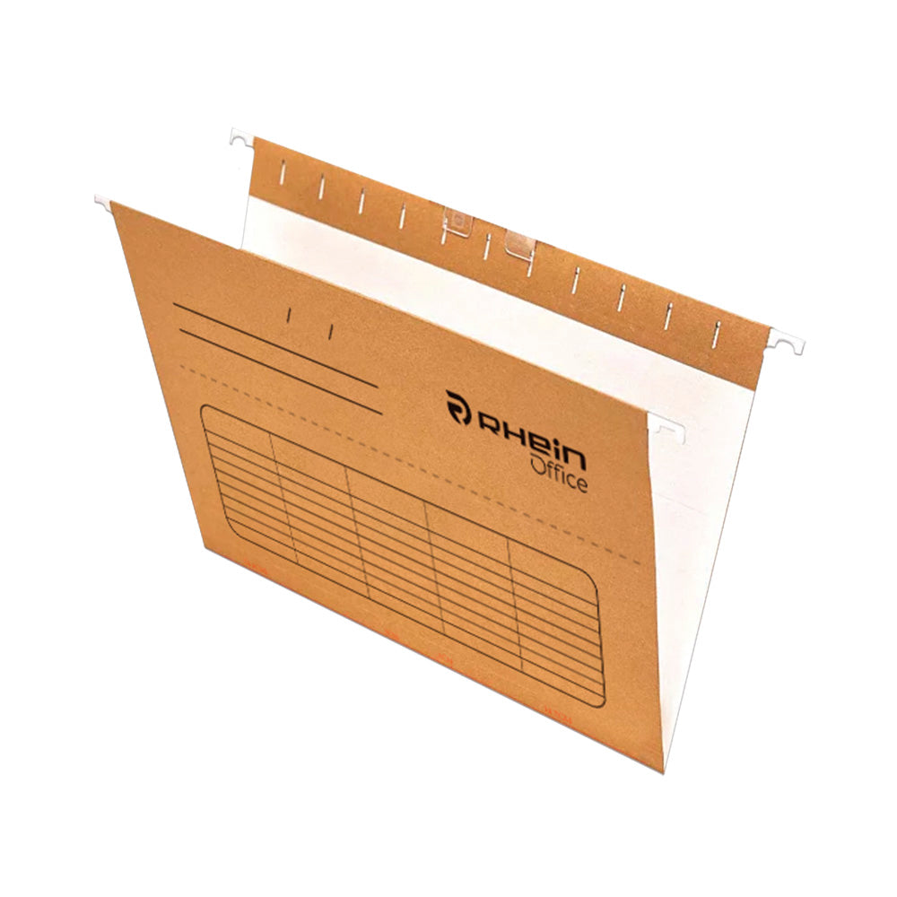 Carpeta Colgante Fleje Plástico Kraft Stand