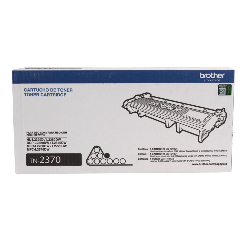 Toner Tn 2370  P/Dcp L2540Dw