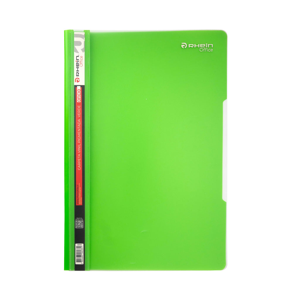 Carpeta Vinil Pigmentada Oficio Verde