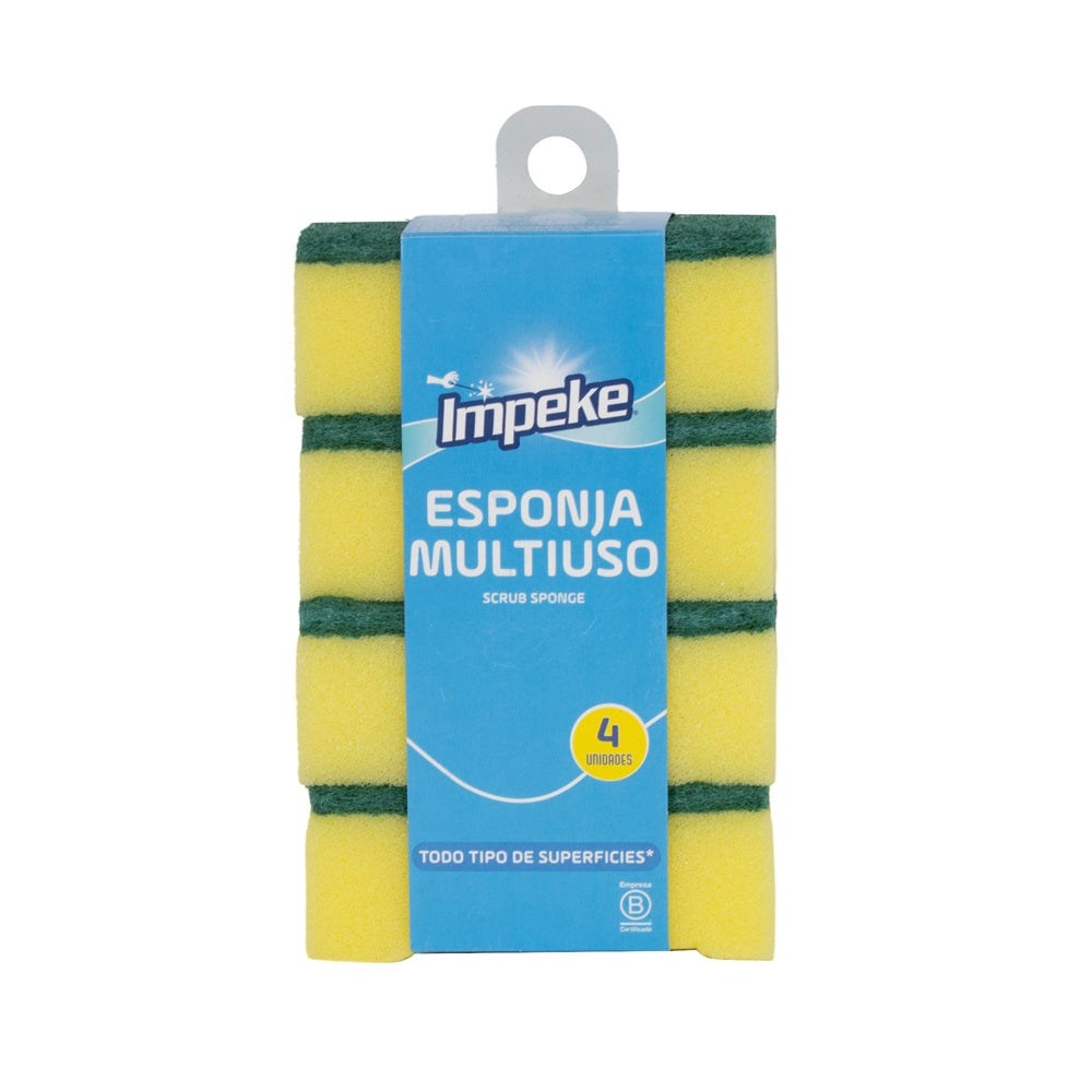 Esponja Lisa X4 Unidades