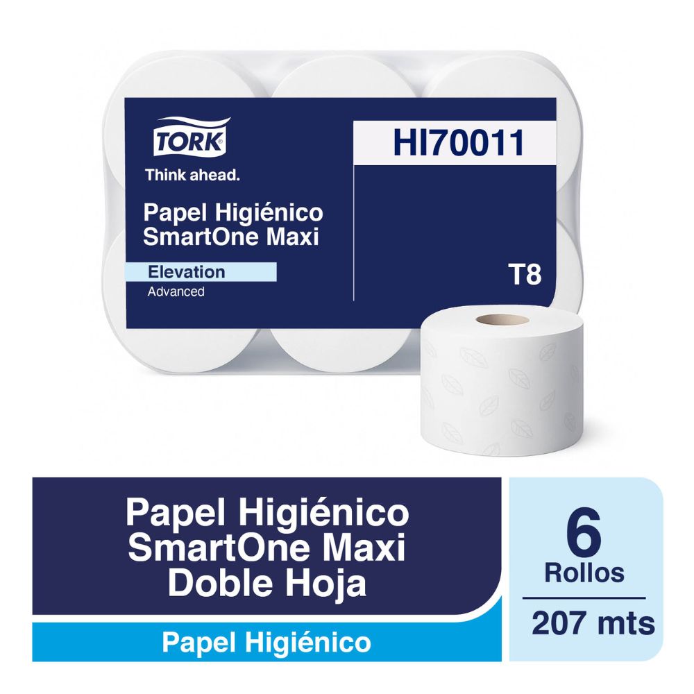 Papel Higiénico Prepicado Doble Hoja 6 Rollos 207 Mt