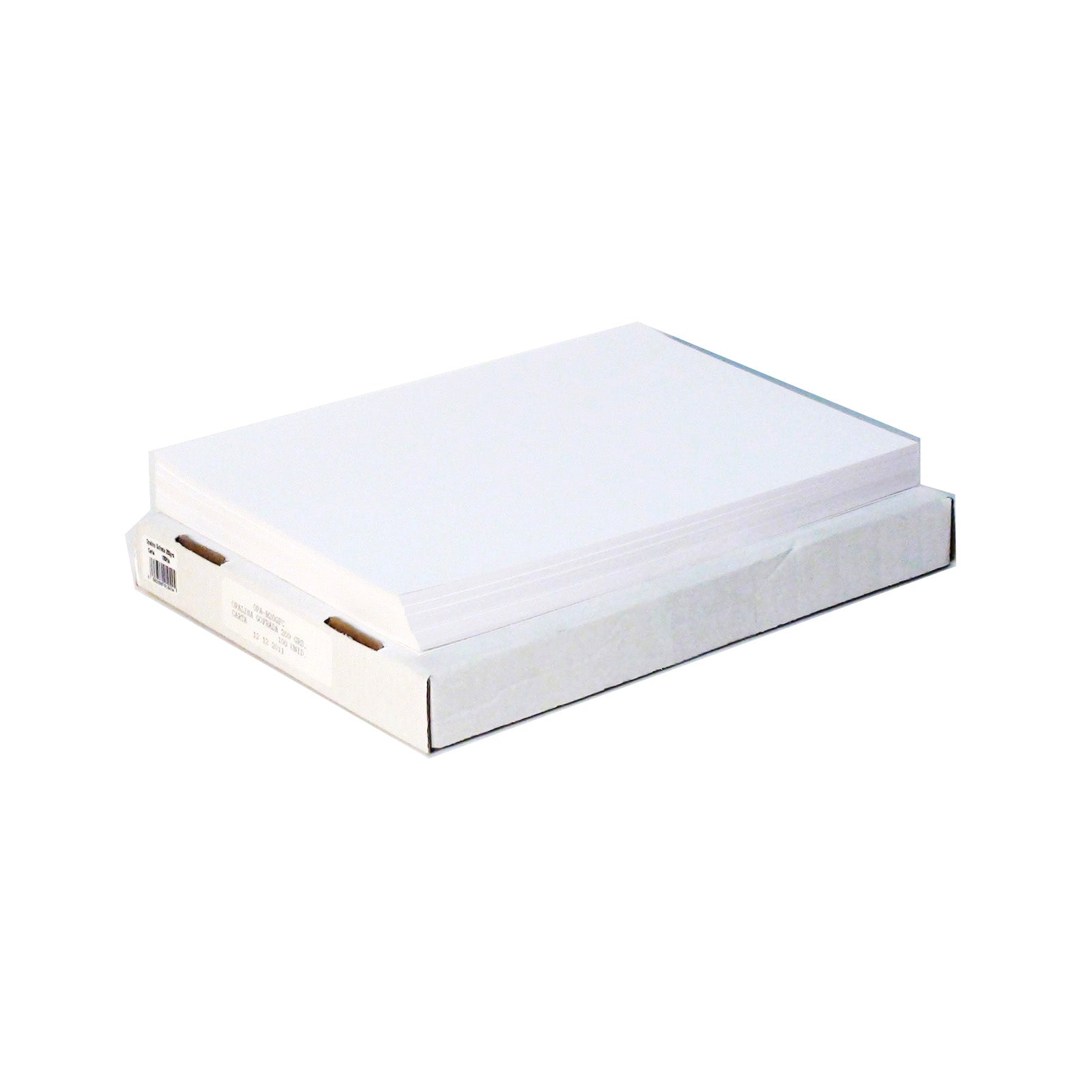 Papel Opalina Gofrada Blanco Carta 100 Hojas 200 gr