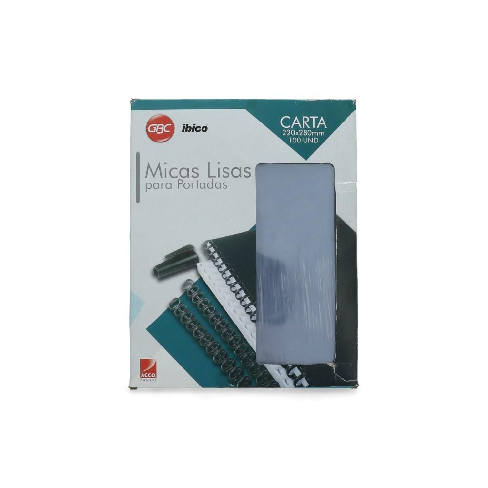 Mica Encuadernacion Carta Natural 100 Un