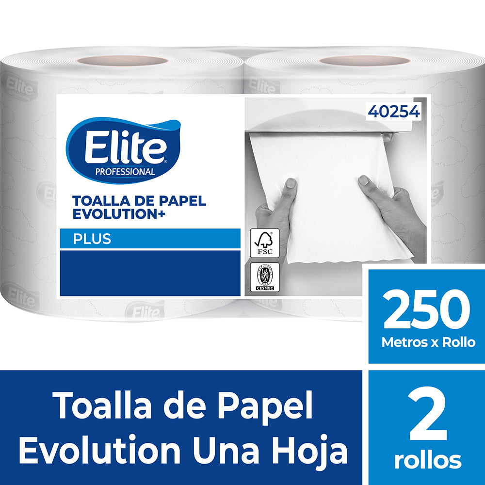 Toalla Evolution Autocorte Hoja Simple 250X2