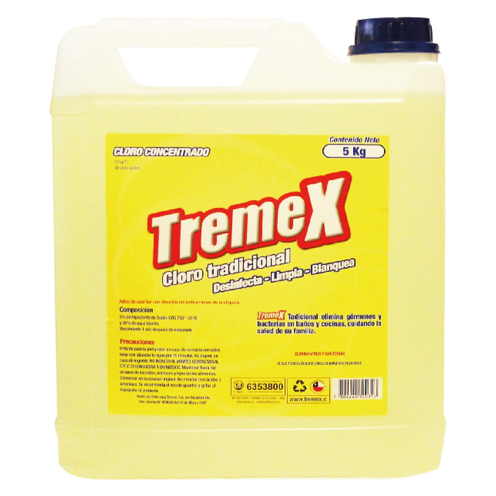 Cloro Concentrado Tradicional 5 Lt