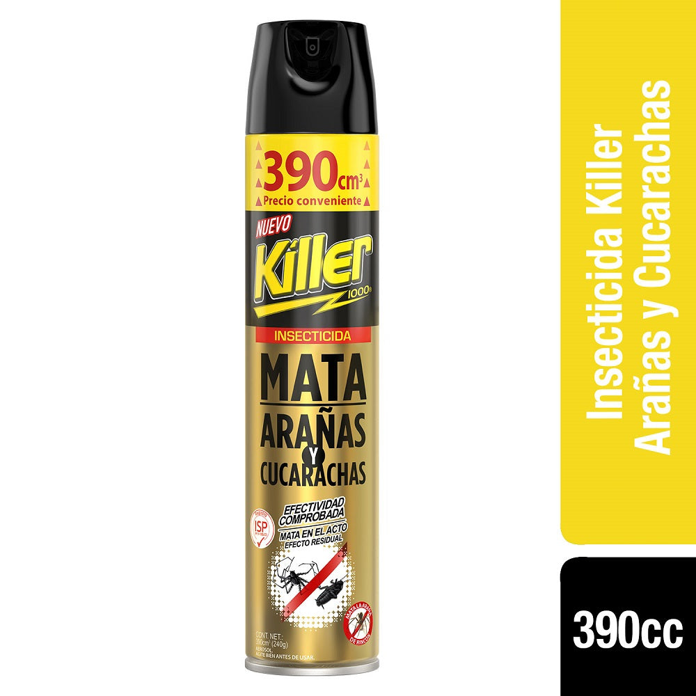 Insecticida Arañas Y Cucarachas 390 Cc