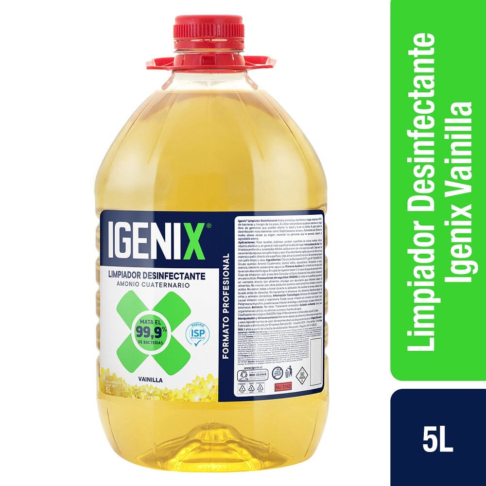 Limpiador Desinfectante Vainilla 5 Lts