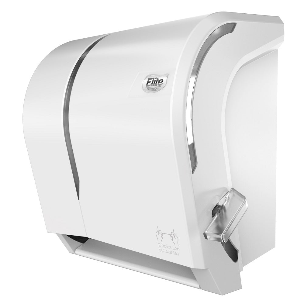 Dispensador Toalla Papel Palanca Blanco