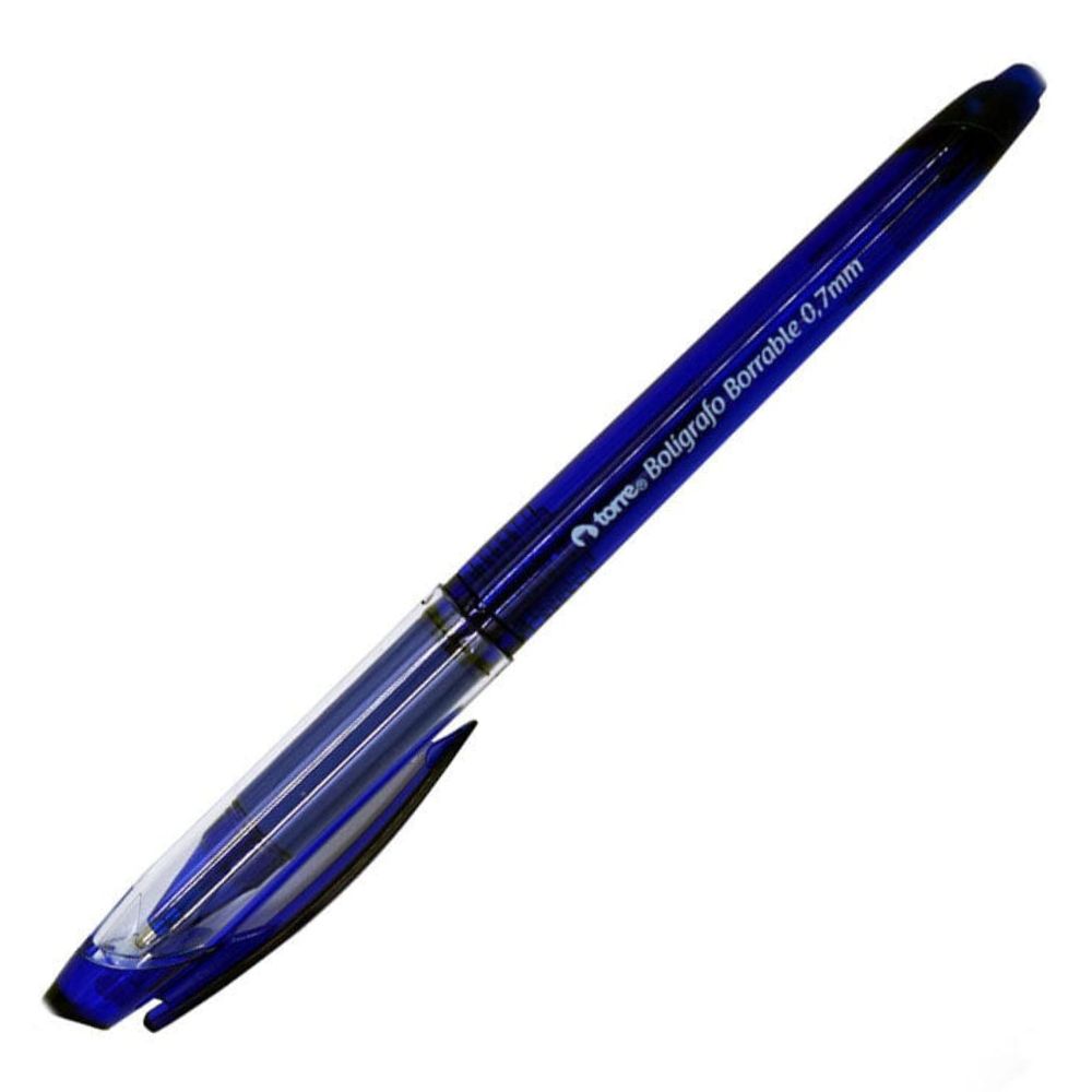 Lápiz Pasta Borrable Azul 0.7 Mm