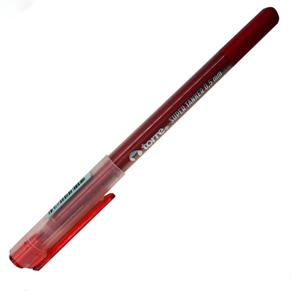Lápiz Gel Super Tanker 0.5 mm Rojo