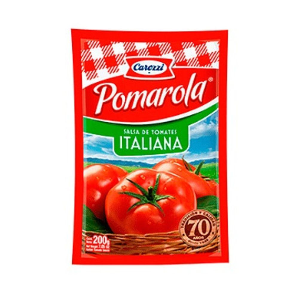 Salsa De Tomate Italiana Doypack 200 Gr