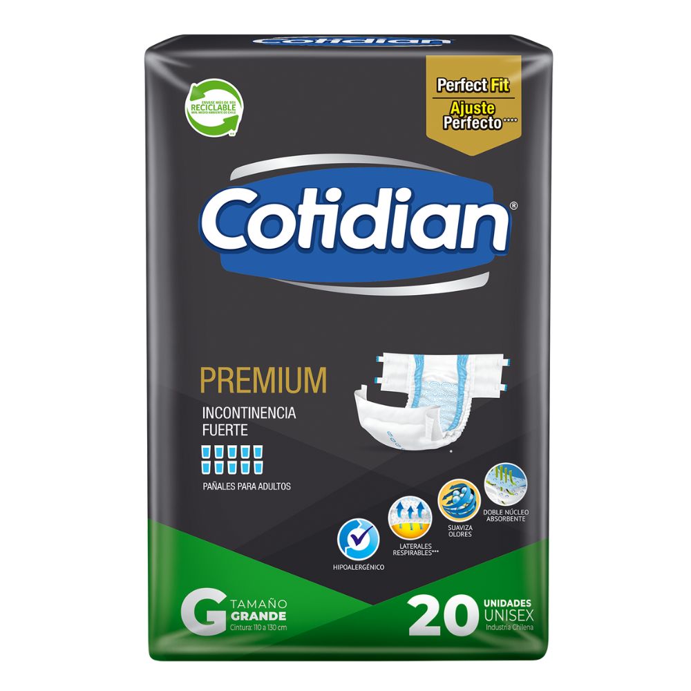 Pañal Adulto Premium Grande 20 Un