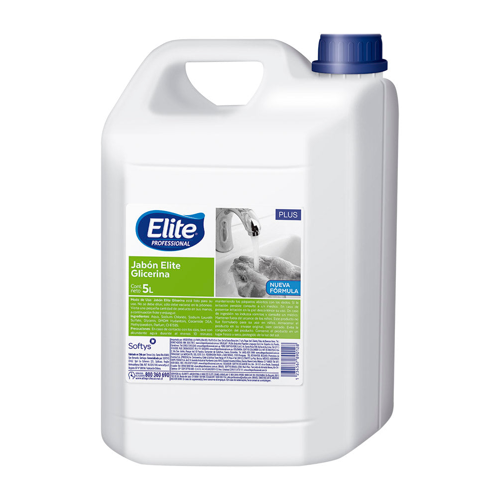Jabón Glicerina Elite Bidón 5 Lt