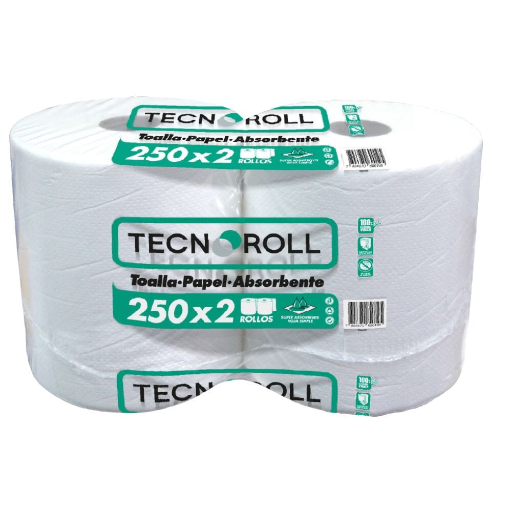 Toalla De Papel Hoja Simple 2X250 Mt