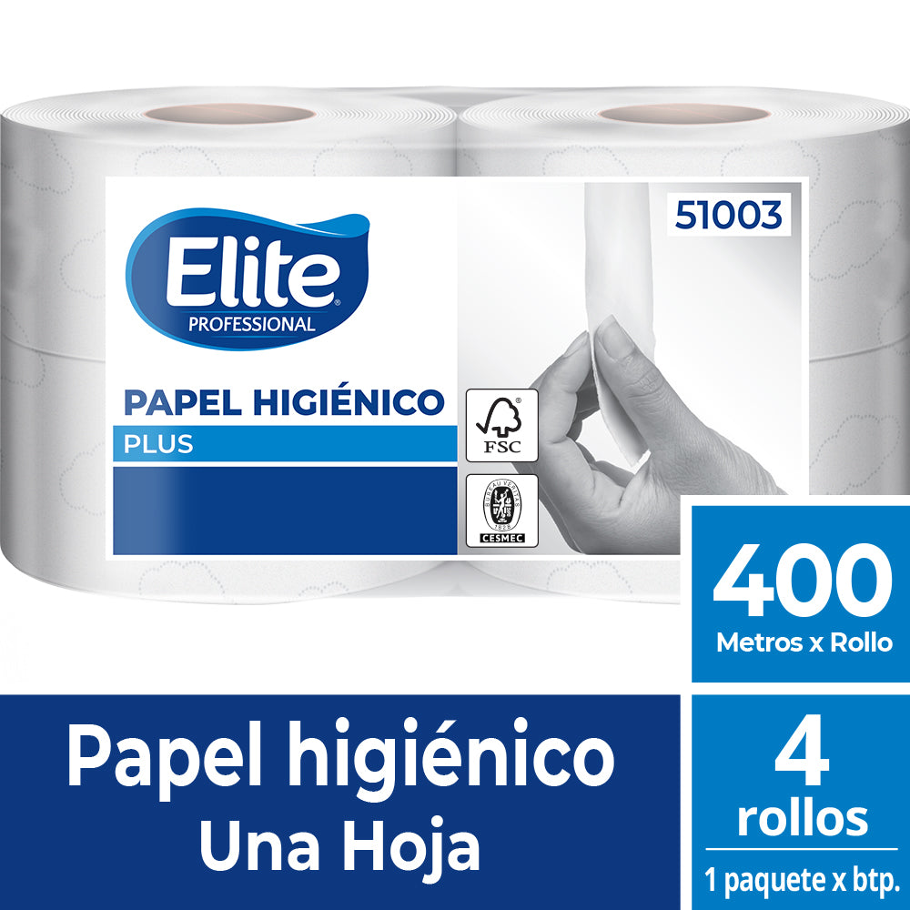 Papel Higienico Plus 400X4