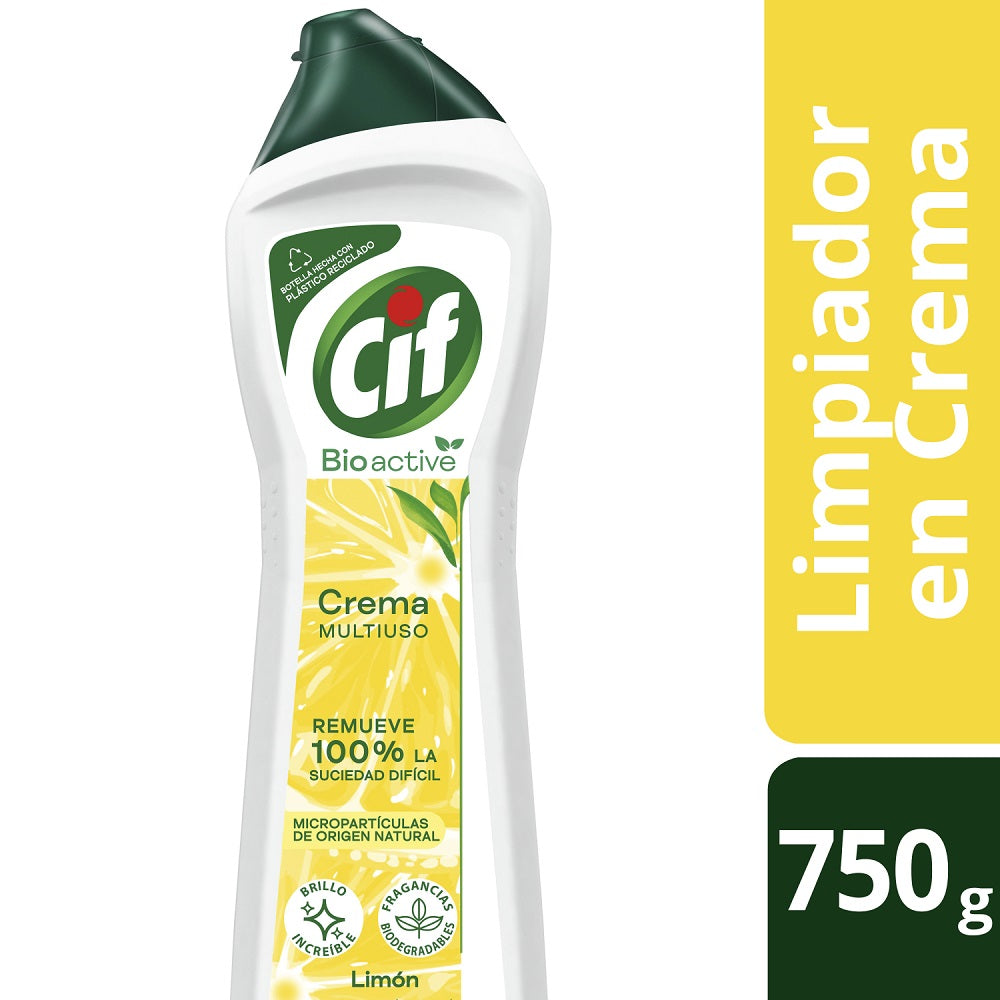 Limpiador Crema Limón 750 Gr