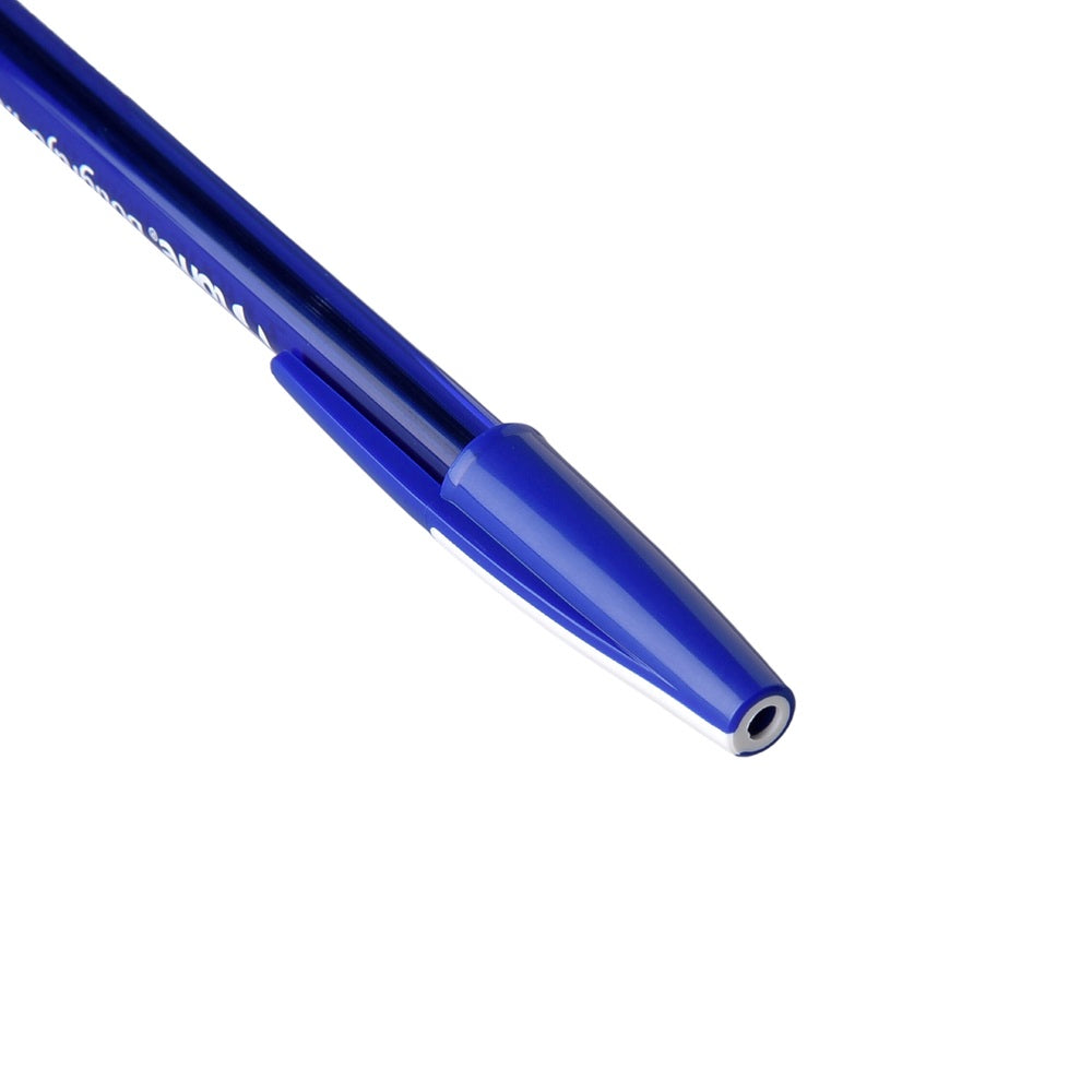 Lápiz Pasta Punta Media Azul  1.0 Mm