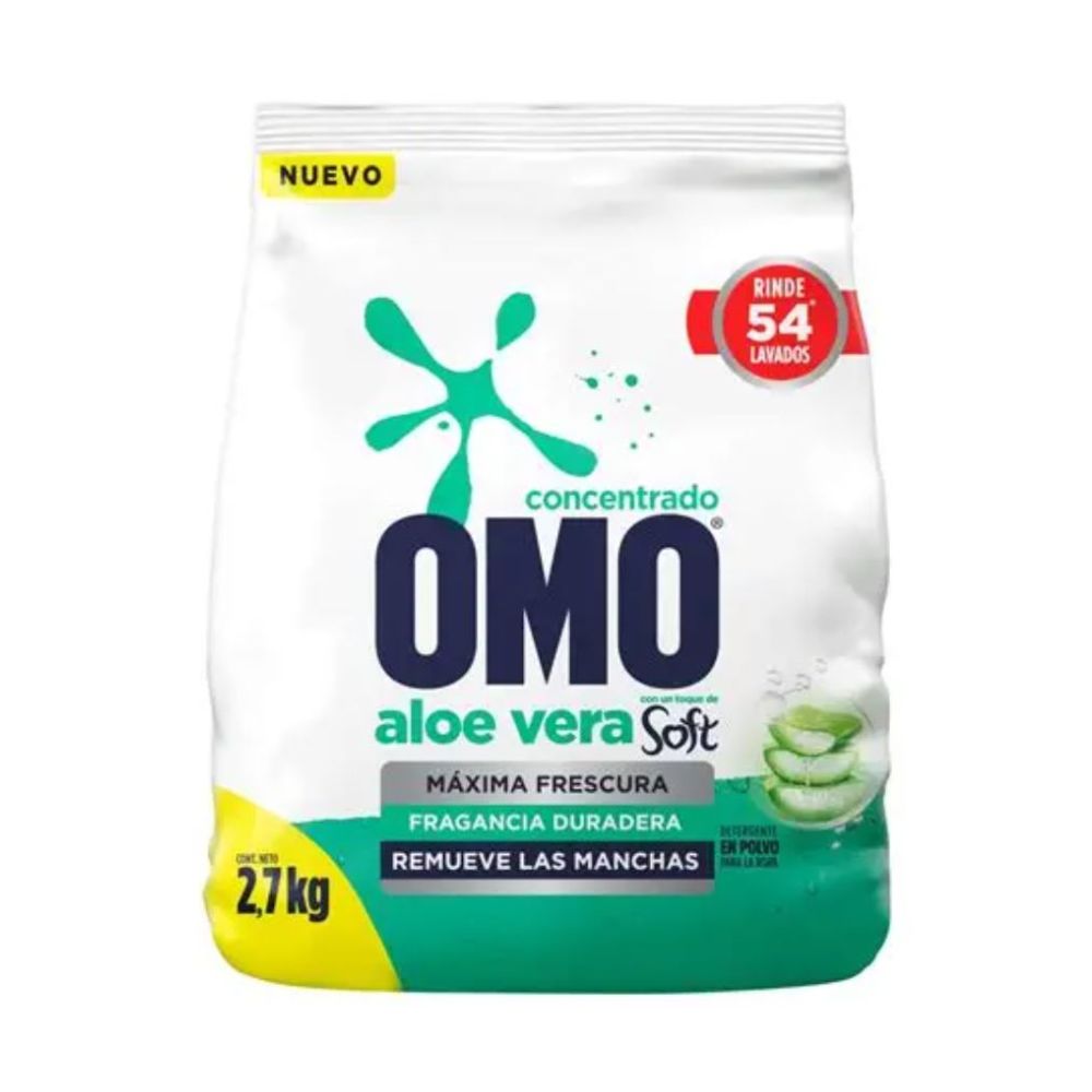 Detergente En Polvo Soft Aloe Vera 2.7 Kg