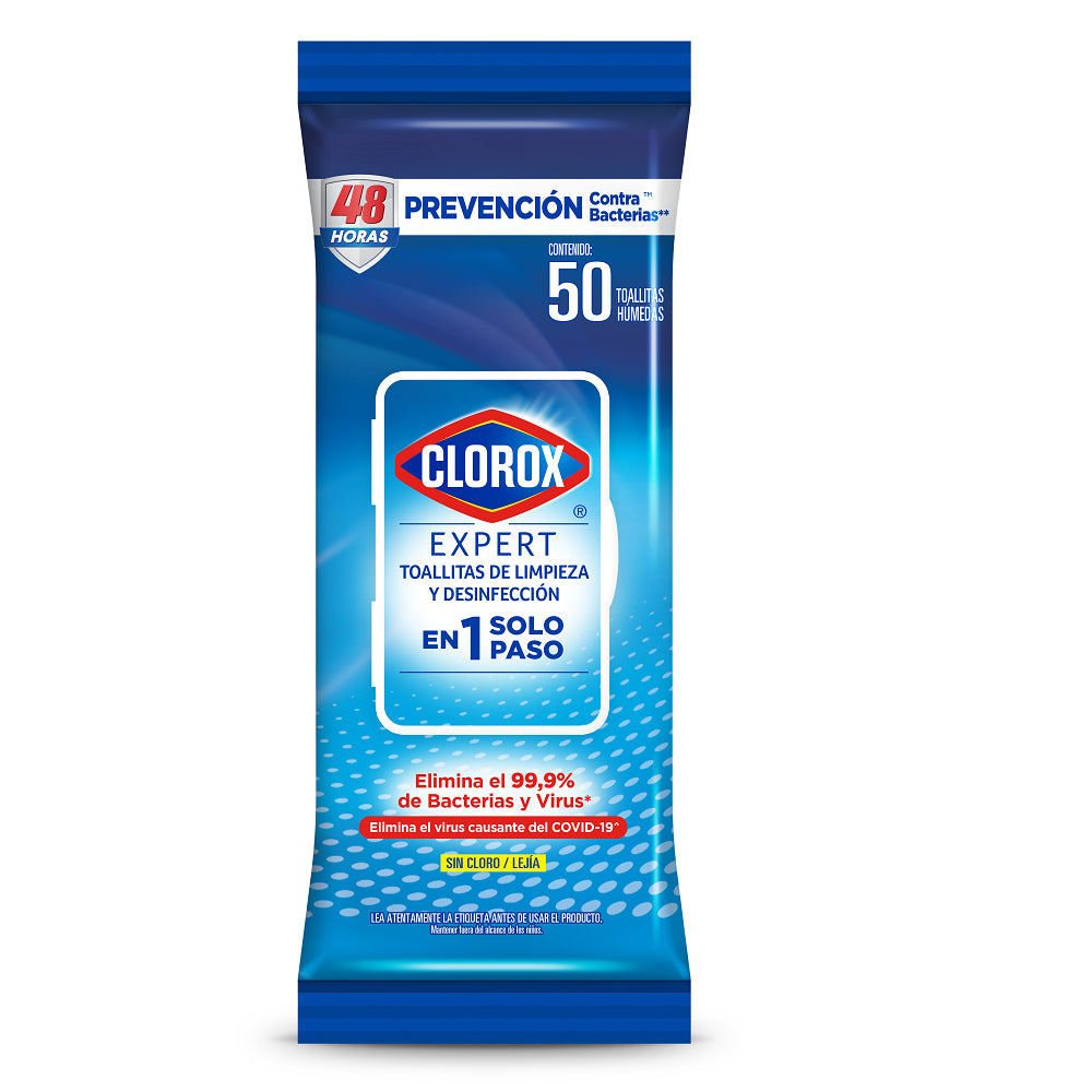 Toallitas Desinfectantes Expert Flowpack 50 Un