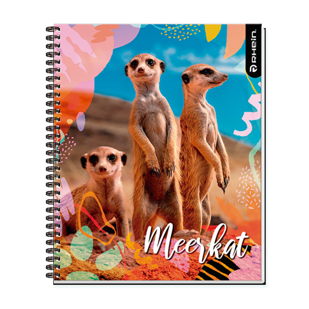 Cuaderno Universitario Matemática 7 Mm 100 Hojas Wild Life