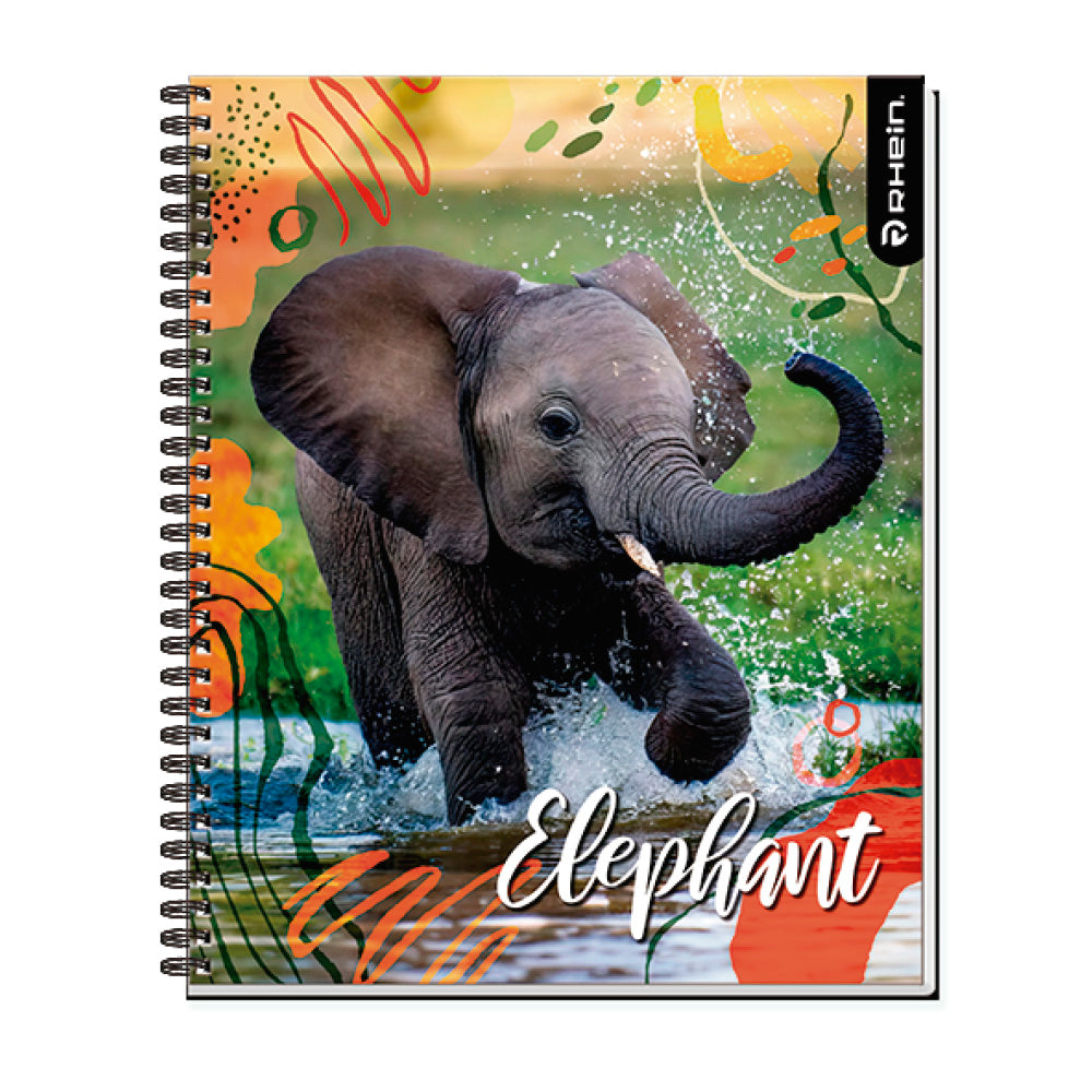 Cuaderno Universitario Matemática 7 Mm 100 Hojas Wild Life
