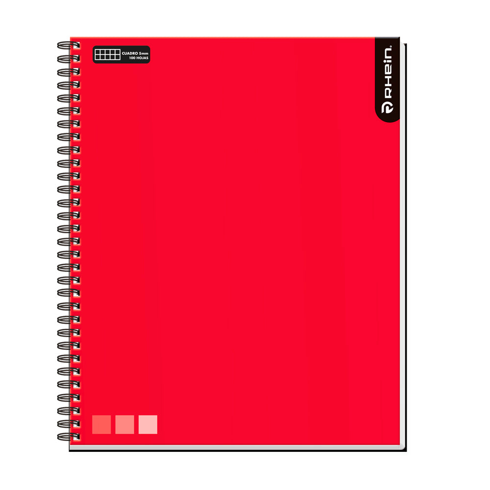 Cuaderno Universitario Matemática 5Mm 100 Hojas One Color