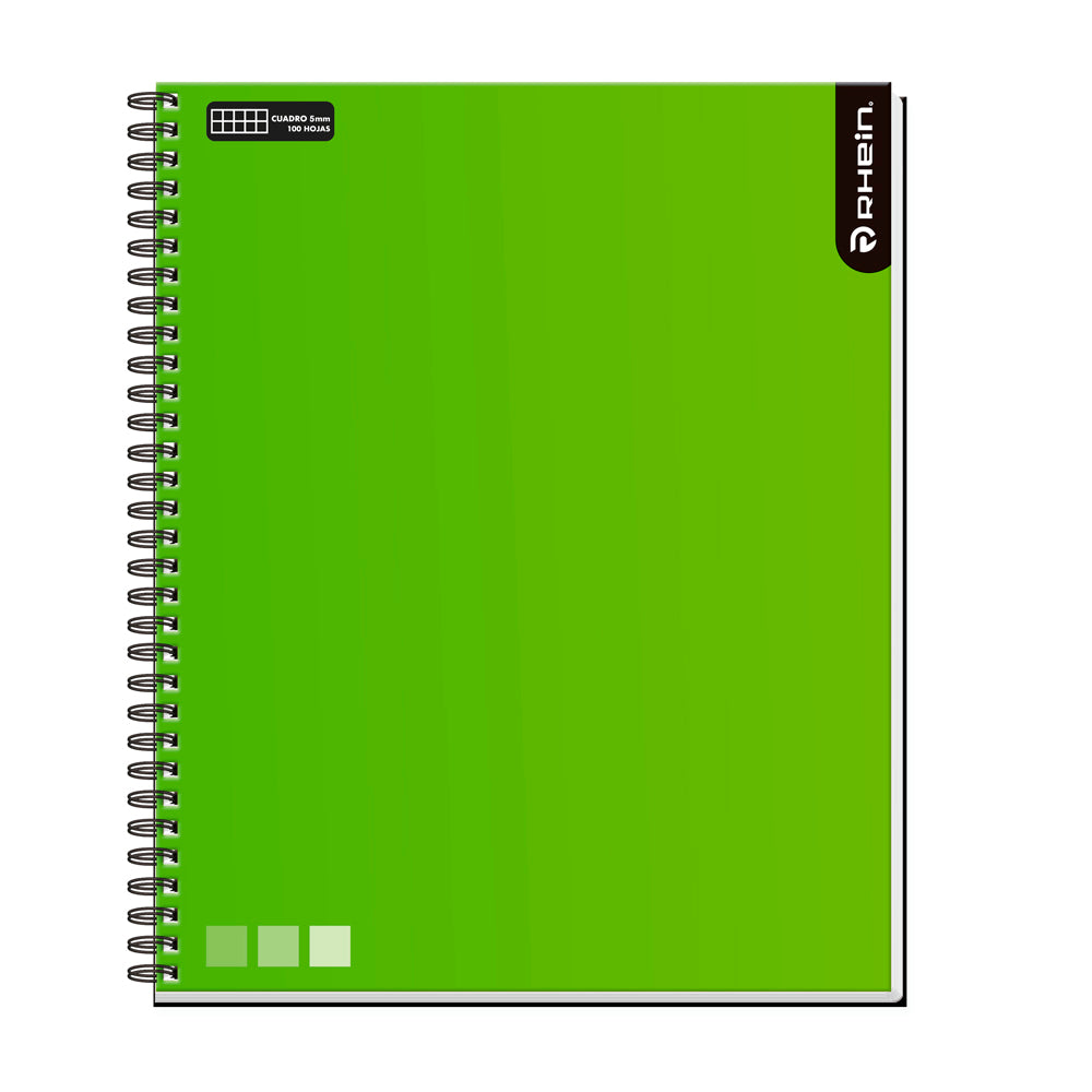 Cuaderno Universitario Matemática 5Mm 100 Hojas One Color