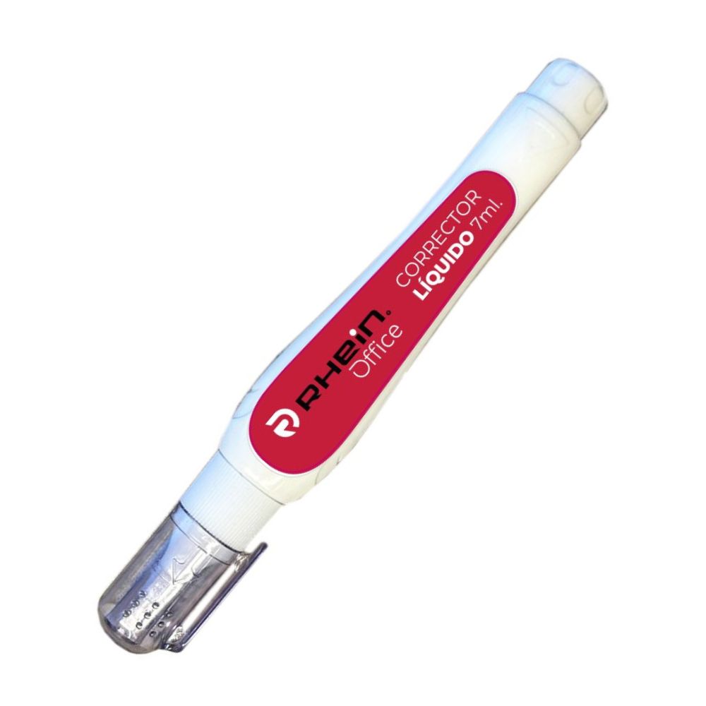 Corrector Liquido 7 Ml Lápiz Punta Metálica