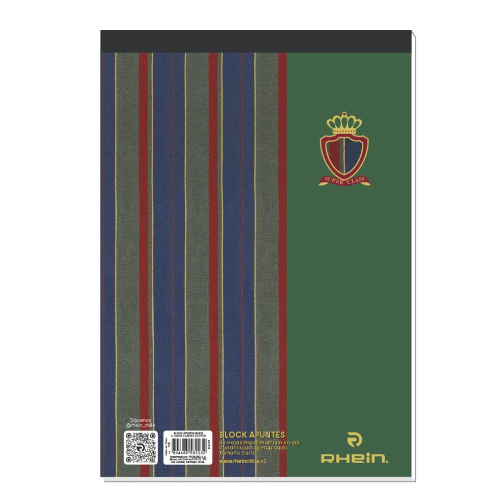 Block Carta Prepicado 7 Mm Matemática 80 Hojas Perforadas Manila