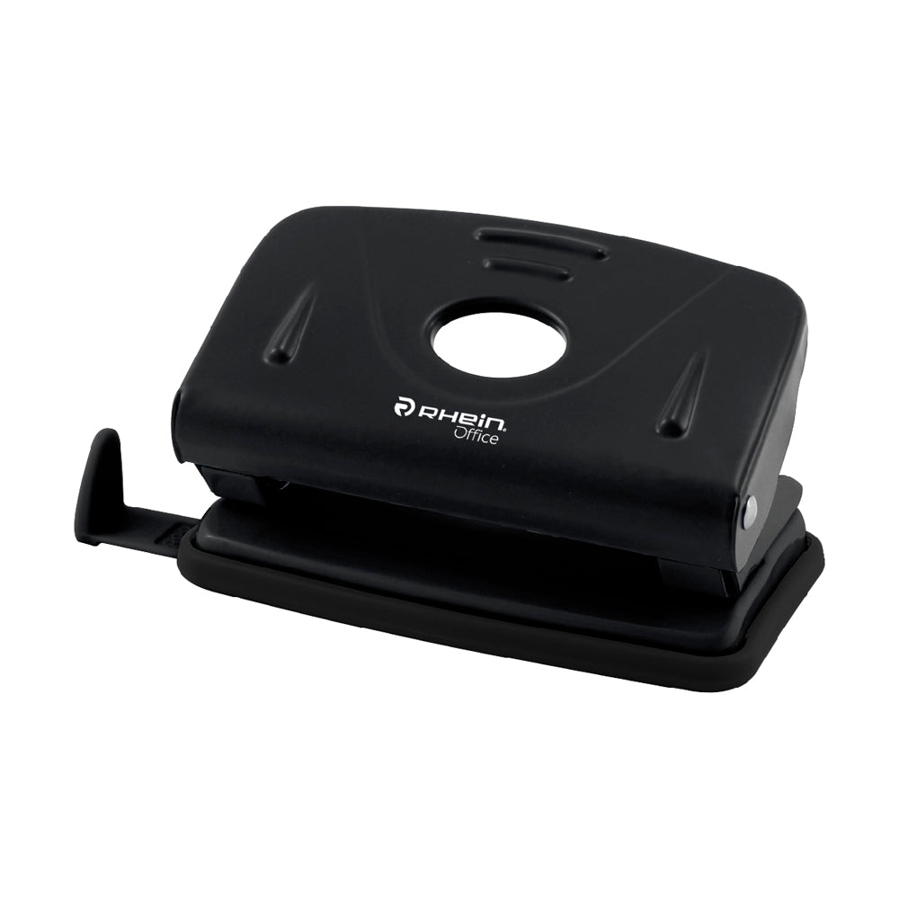 Perforadora Pequeña Metal 10 Hojas Negra