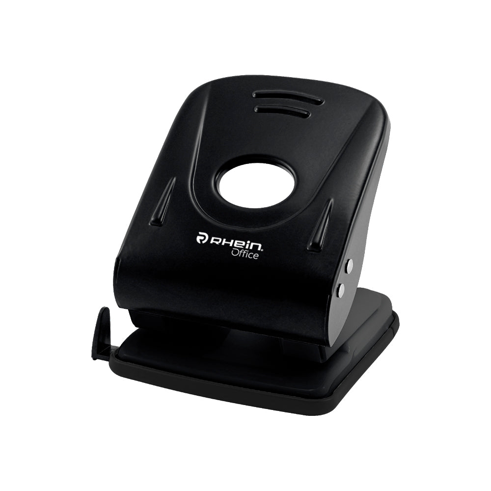 Perforadora Grande Metal 40 Hojas Negra