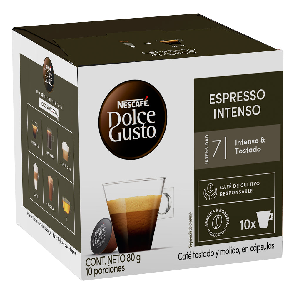 Capsula Tipo Dolce Espresso Intense 10 Capsulas